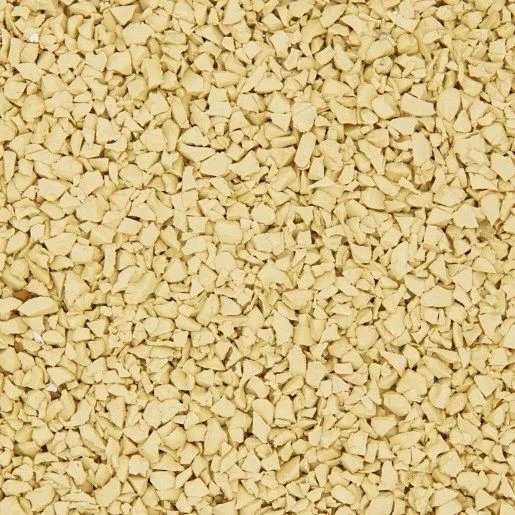 Solid warm beige rubber paving colour swatch