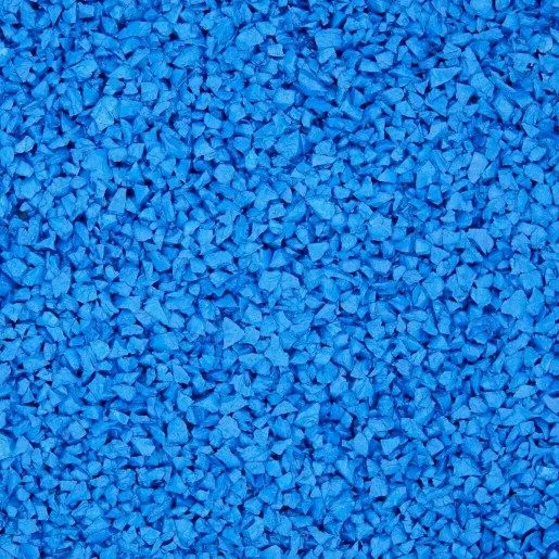 Solid classic blue rubber paving colour swatch