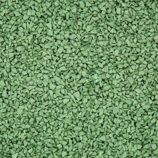 Solid dark forest green rubber paving colour swatch