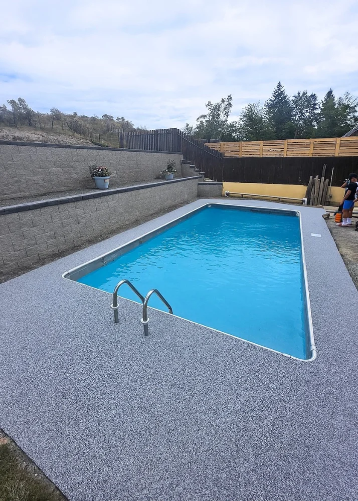 Pool Deck rubber paving in Kamloops & Mission, BC