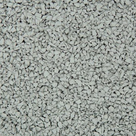Solid light grey rubber paving colour swatch