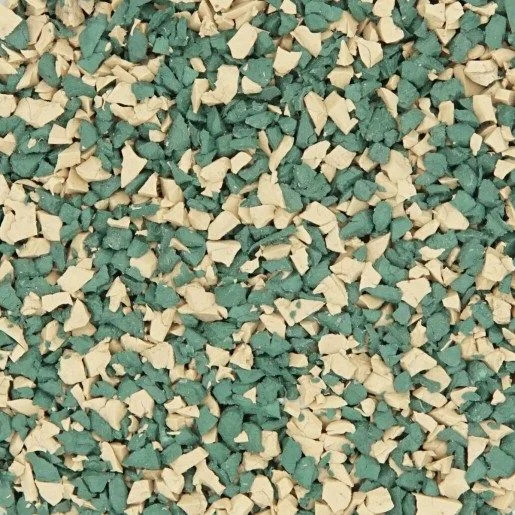 Lily Pad green rubber paving blend swatch