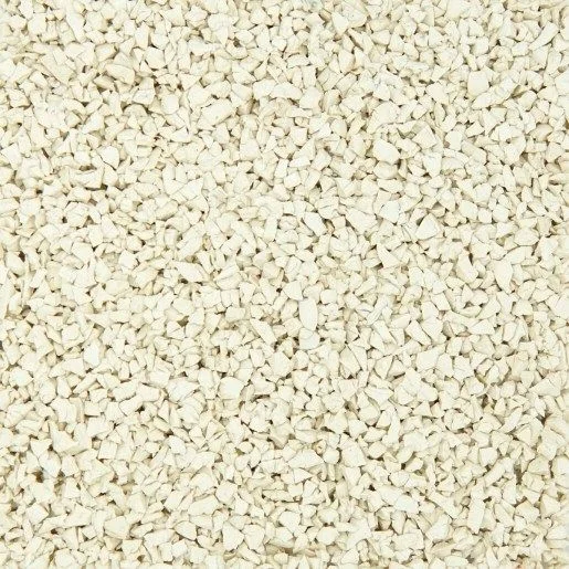Solid off-white rubber paving colour swatch